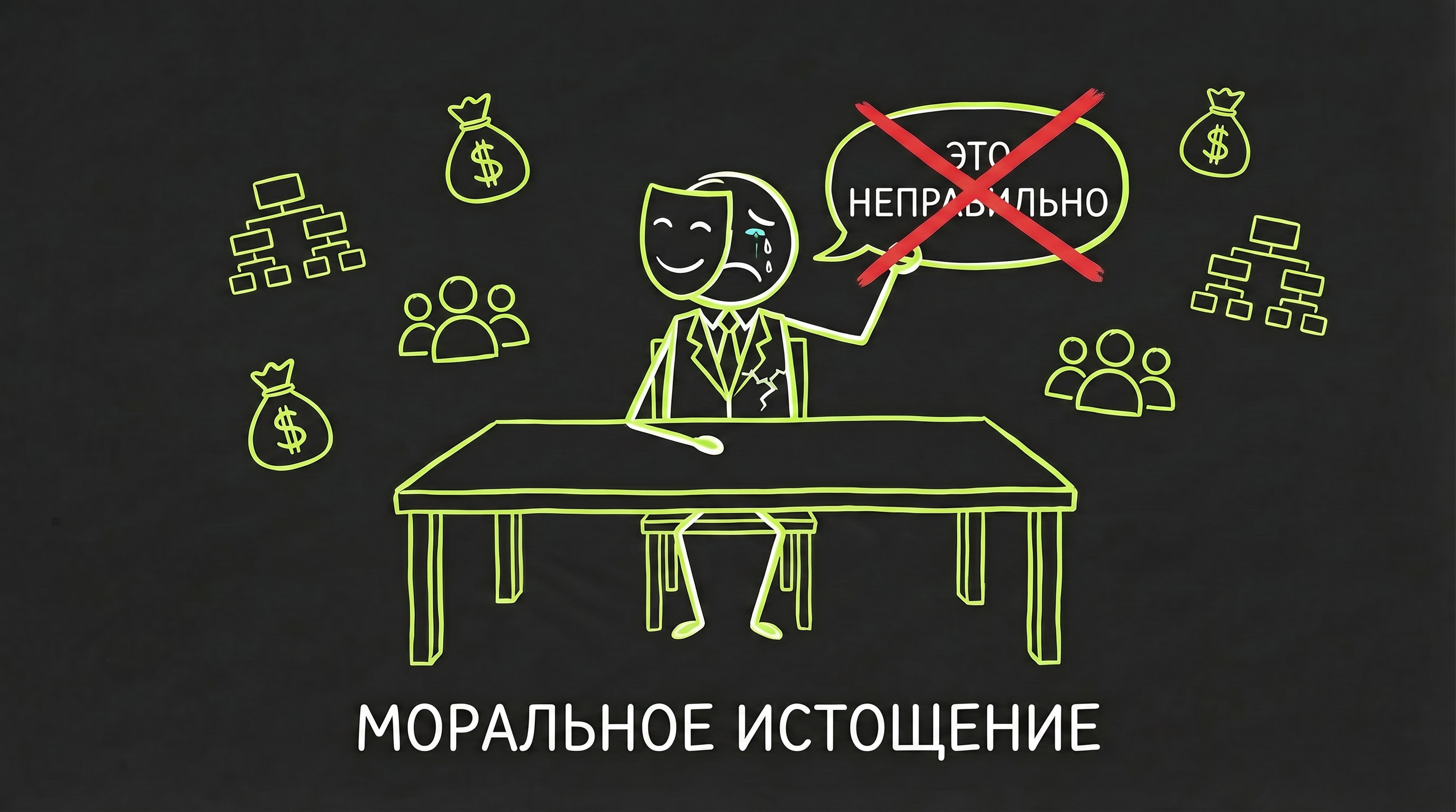 Моральное истощение у директоров — ценностный конфликт замаскированный под стратегию
