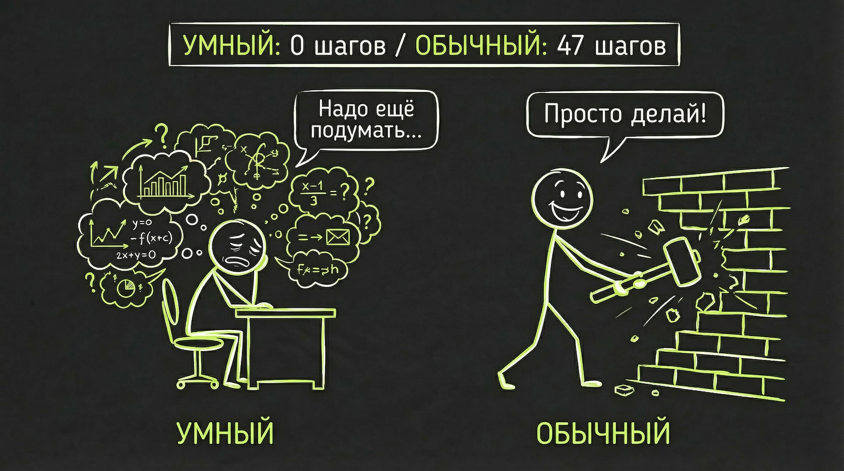 Аналитический паралич — умный человек застрял в симуляции